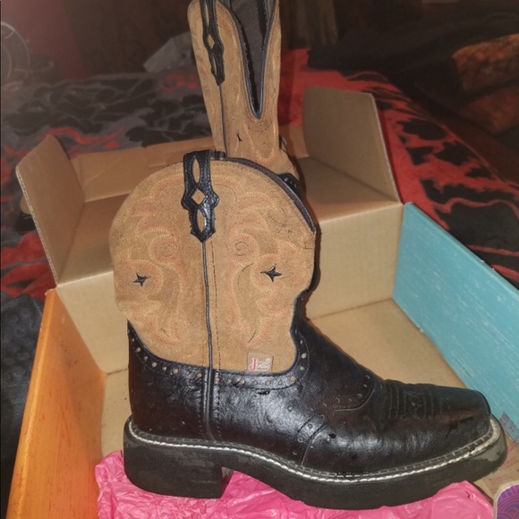 JUSTIN WOMEN’S BOOTS SIZE 6.5 - Picture 1 of 1